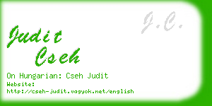 judit cseh business card